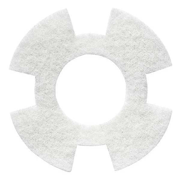 I-Mop Cleaning Pad, Wht, 12" Pad, Trapezoid, PK10 - 1237717