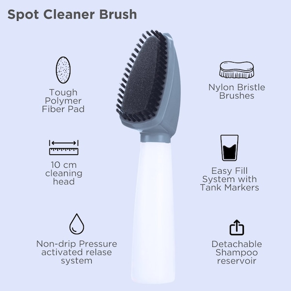 Ewbank Compact Carpet Shampooer with Portable Upholstery Brush & Shampoo - 250/265