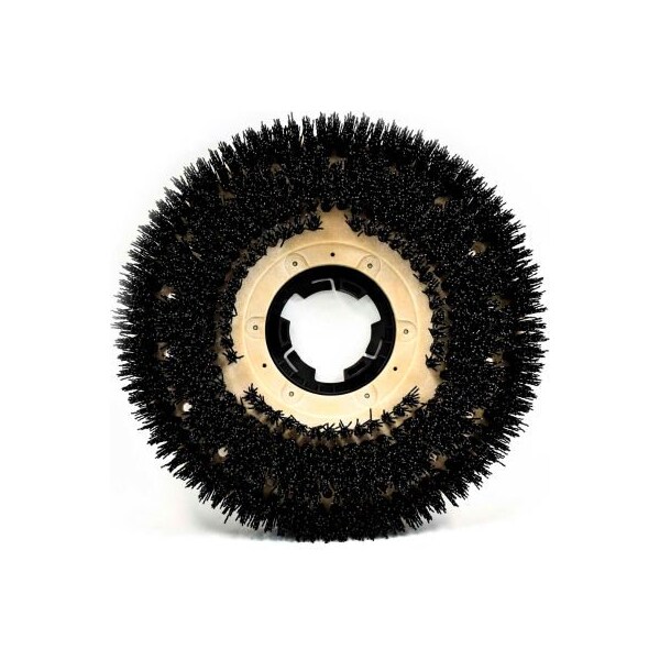 The Malish Corporation Malish 15" MAL-GRIT Grit Brush w/NP-9200 Clutch Plate, Black - 813215NP