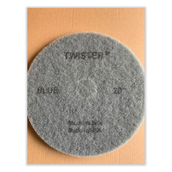 Diversey Twister Floor Pad, 20 in. Diameter, Blue, 2PK - DD1229528