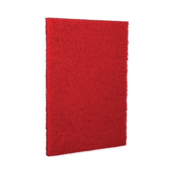 Boardwalk Buffing Floor Pads, 28 x 14, Red, 10PK - 7100115839