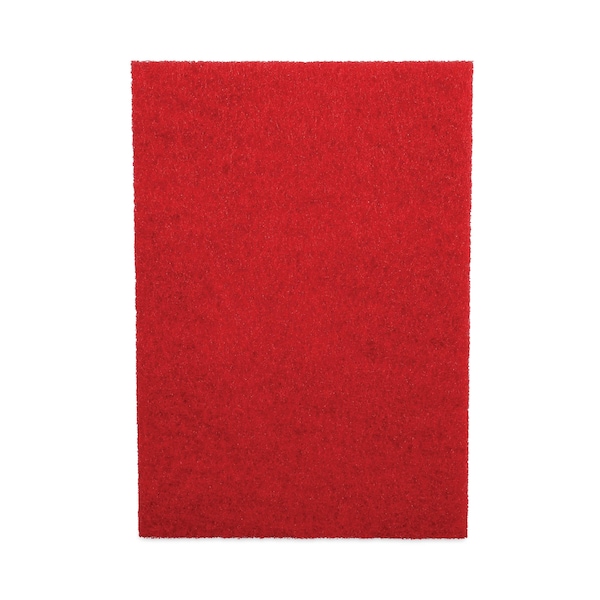 Boardwalk Buffing Floor Pads, 28 x 14, Red, 10PK - 7100115839