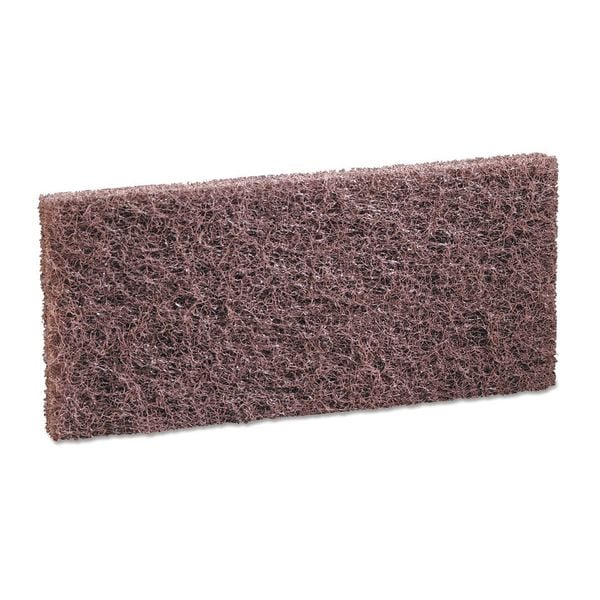Premiere Pads Floor Pads, Heavy Duty, Brown, 4X10, PK20 - PAD 403