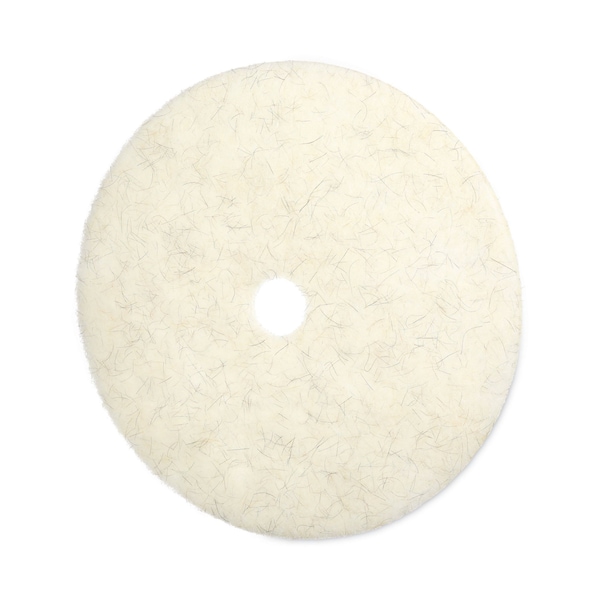 Boardwalk Natural Burnishing Floor Pads, 27 Diameter, White, 5PK - 7000126619