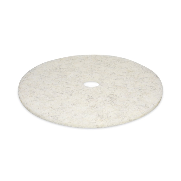 Boardwalk Natural Burnishing Floor Pads, 27 Diameter, White, 5PK - 7000126619