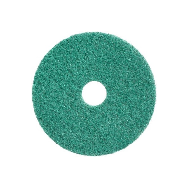 Americo Diamond Polishing 17in Scrubbing Pad, 3000 Grit Green, 2 Per Case - 435517