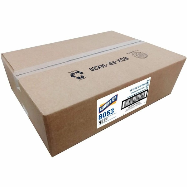 Genuine Joe Buffing Floor Pad - 14in x 20in - Red, 5PK - GJOH8053