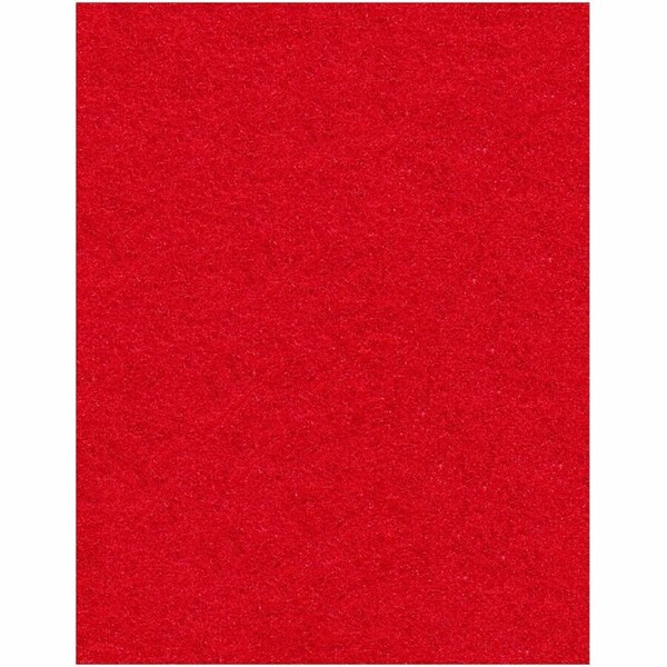 Genuine Joe Buffing Floor Pad - 14in x 20in - Red, 5PK - GJOH8053