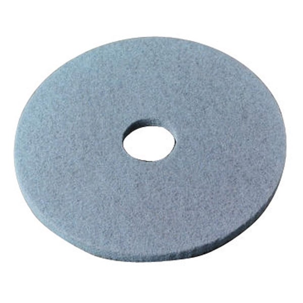 3M 3M 20 in. D Non-Woven Natural/Polyester Fiber Floor Polishing Pad Blue - 3100-20
