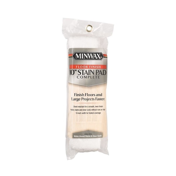 Minwax Floor Stain Pad, 10 in L Pad, 10 in W Pad, Polyester Pad - 427210100