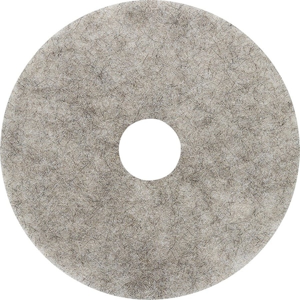 Genuine Joe Floor Pad - 17in Diameter - Natural Blend, 5PK - GJO18397