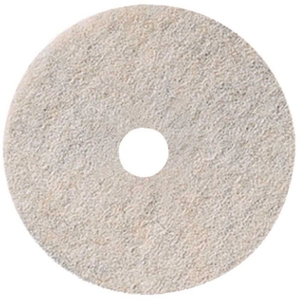 Renown 19 in. Natural White Burnishing Floor Pad - REN02092