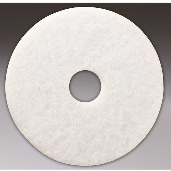 Renown 21 in. White Polishing Floor Pad - REN02069