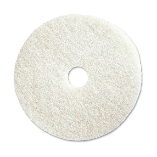 Bsc Preferred PAD, POLISHING FLR, 19in, WHITE, 5PK - GJO90519