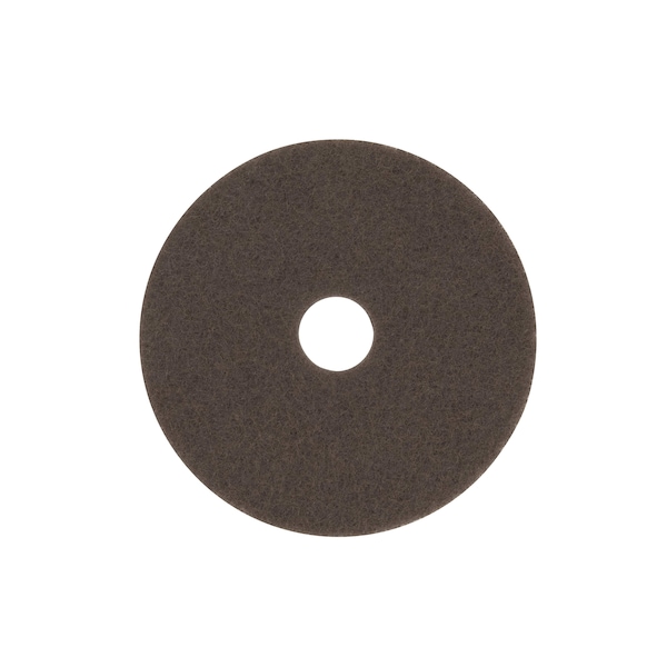 3M Brown Stripper Pad 7100, 18 in, PK5 - 7100