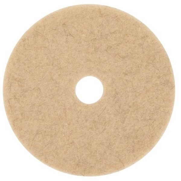 3M Niagara 20 in. Natural Tan Hog's Hair Floor Pad - 59322