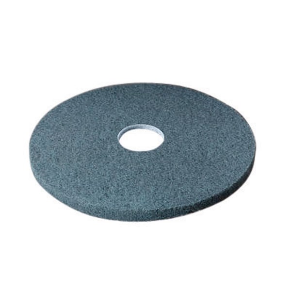 3M 3M Scotch-Brite 17 in. D Non-Woven Natural/Polyester Fiber Floor Pad Blue - 5300-17