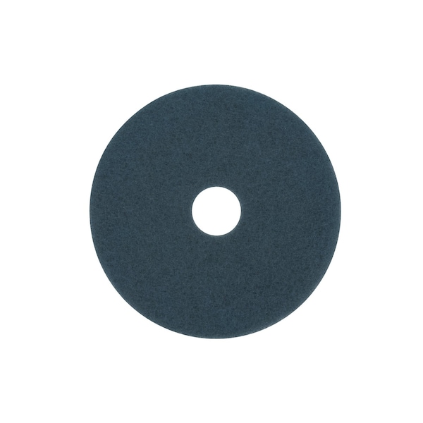 3M 3M Scotch-Brite 17 in. D Non-Woven Natural/Polyester Fiber Floor Pad Blue - 5300-17