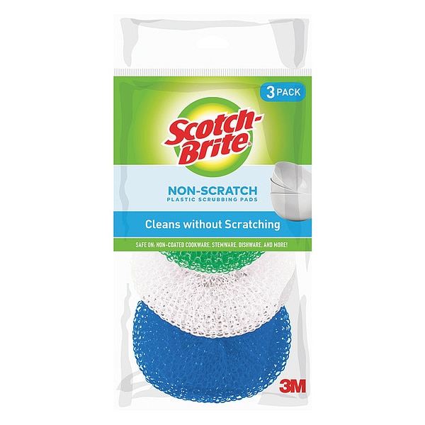 Scotch-Brite All Surface Scrubbing Pad, 215-FW, PK12 - 215-FW