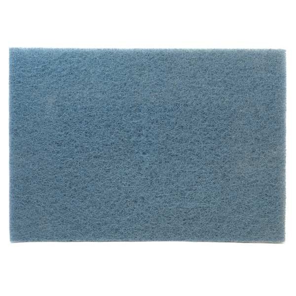 3M Scrubbing Pad, 28 In x 14 In, Blue, PK10 - 5300-28X14