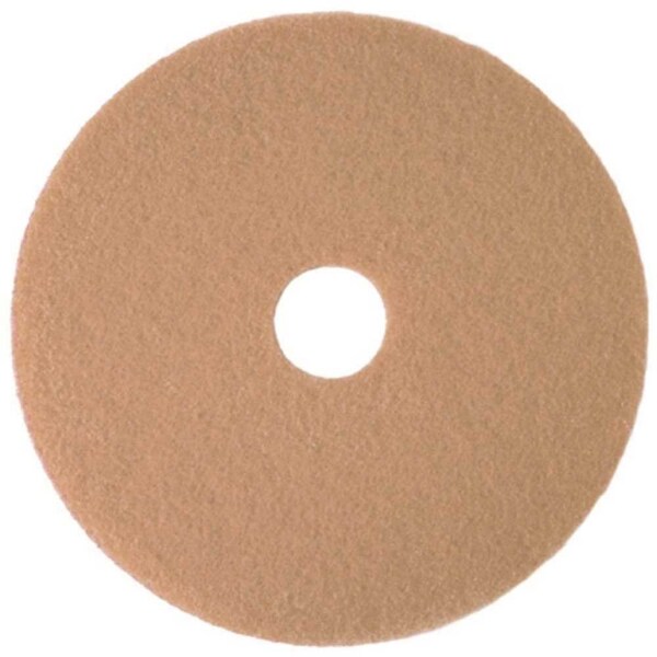 Renown 20 in. Tan Burnishing Floor Pad - REN02088