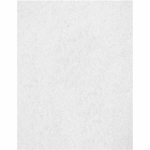 Genuine Joe Polishing Floor Pad - 14in x 20in - White -5 / Pack, 5PK - GJOH8054
