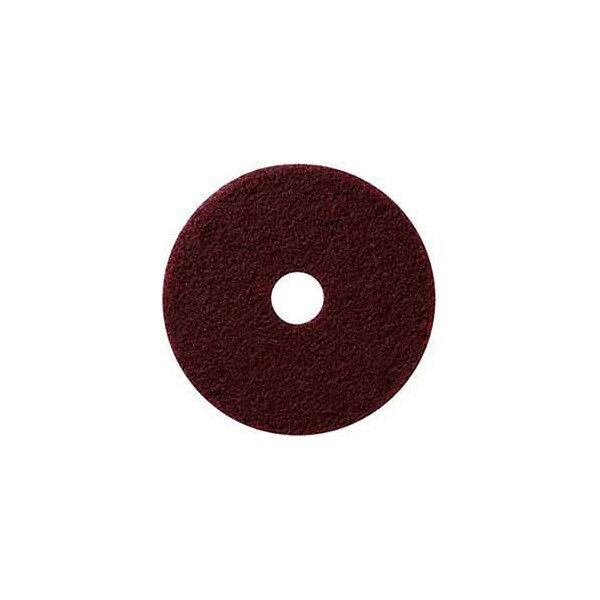 Global Industrial 13in EcoPrep inEPPin Chemical Free Stripping Pad, Maroon, 10PK - 261880MR