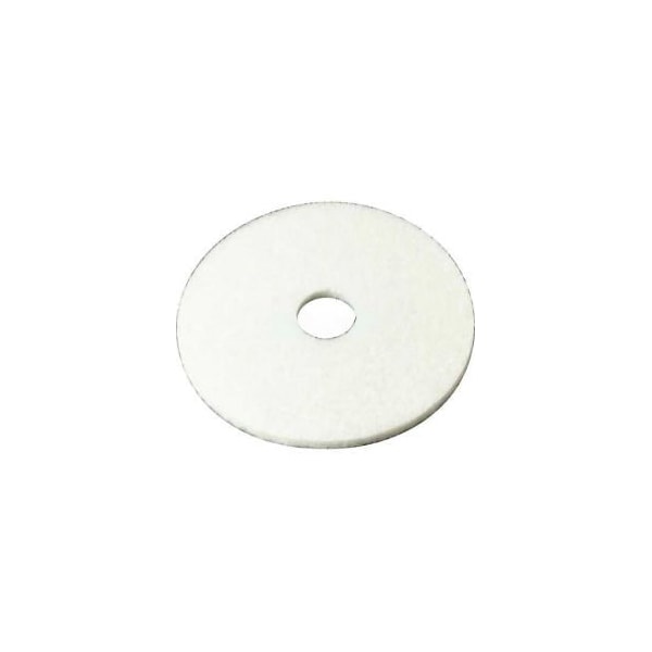 3M 12 Polishing Pad, White, 5 Per Case - 61500045069