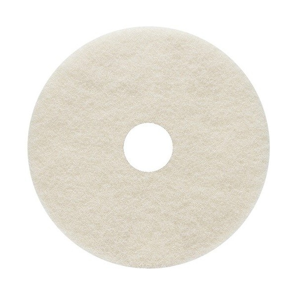 Genuine Joe Genuine Joe Floor Pads, f/Burnishing, 17in, Beige, 5PK - GJO18400