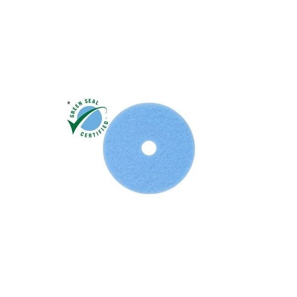 3M Hi-Perfrmnce Burnish Pad, Sky Blu, 24", PK5 - 3050 638