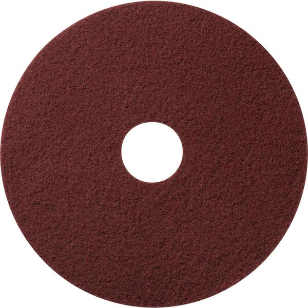 Americo Mfg Global Industrial 18 in. Stripping Pad, Maroon, 10PK - 641290MRX