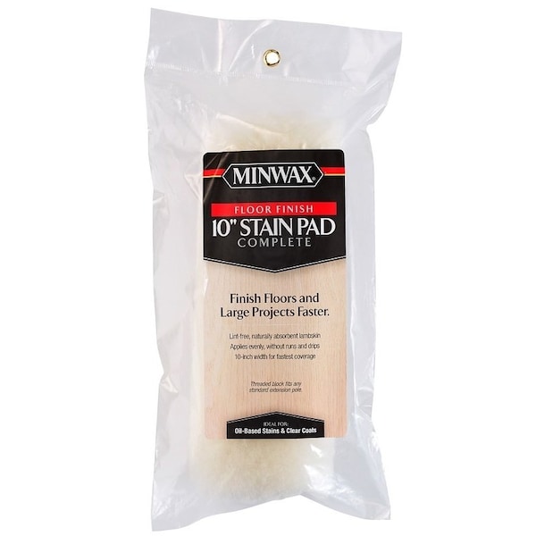 Minwax Floor Stain Pad, 10 in L Pad, 6-1/2 in W Pad - 427106100