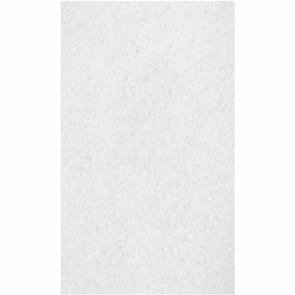 Genuine Joe Polishing Floor Pad - 14in x 28in - White, 5PK - GJOH8066