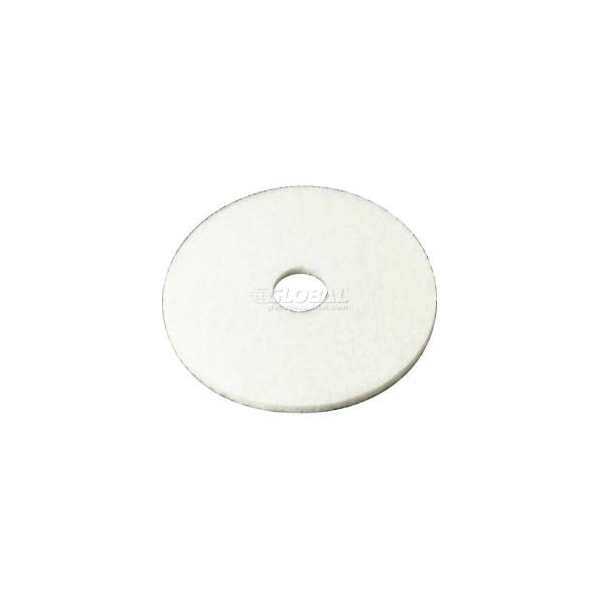3M 13 Polishing Pad, White, 5 Per Case - 61500045077