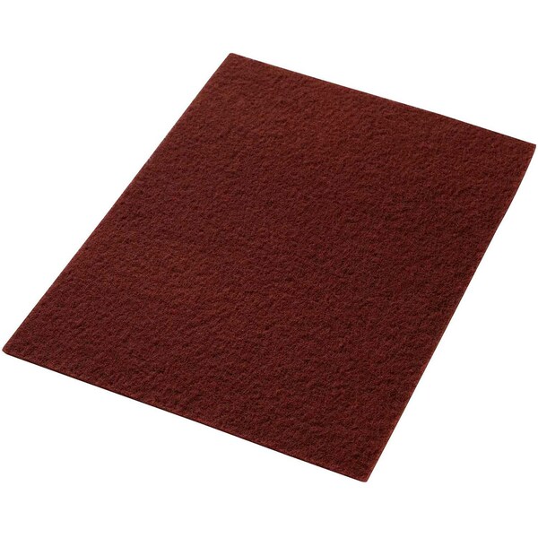 Global Industrial 14in x 20in EcoPrep inEPPin Chemical Free Stripping Pad, Maroon, 10PK - 641307MR