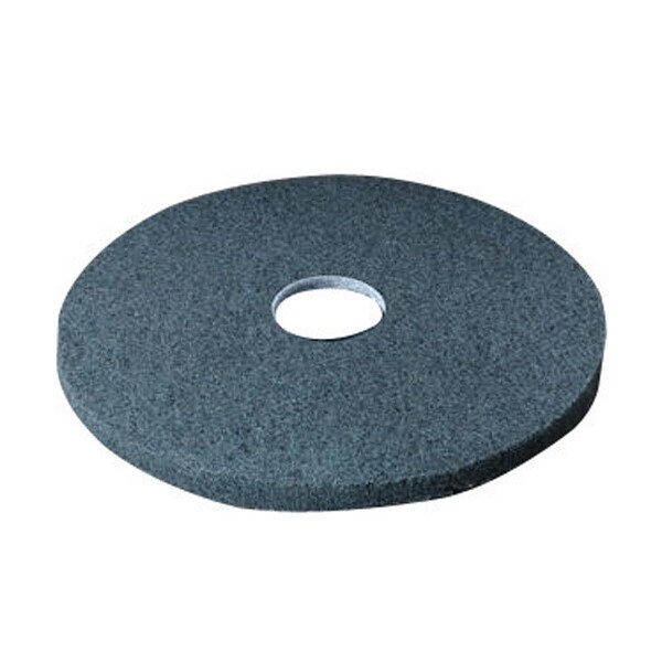 3M 3M 20 in. D Non-Woven Natural/Polyester Fiber Floor Pad Blue - 5300-20