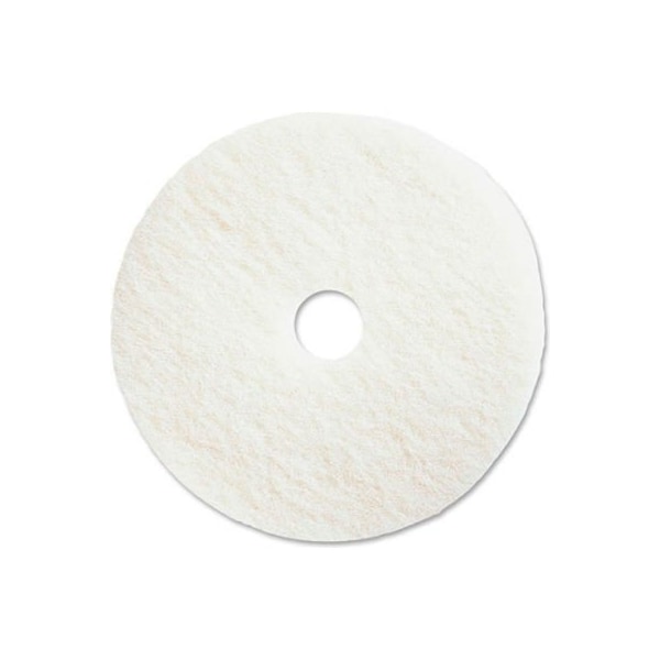 Sp Richards Genuine Joe 16" Polishing Pad, White, 5 Per Case - GJO90516