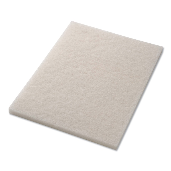 Americo Polishing Pads, 14 x 28, White, PK5 - 40121428