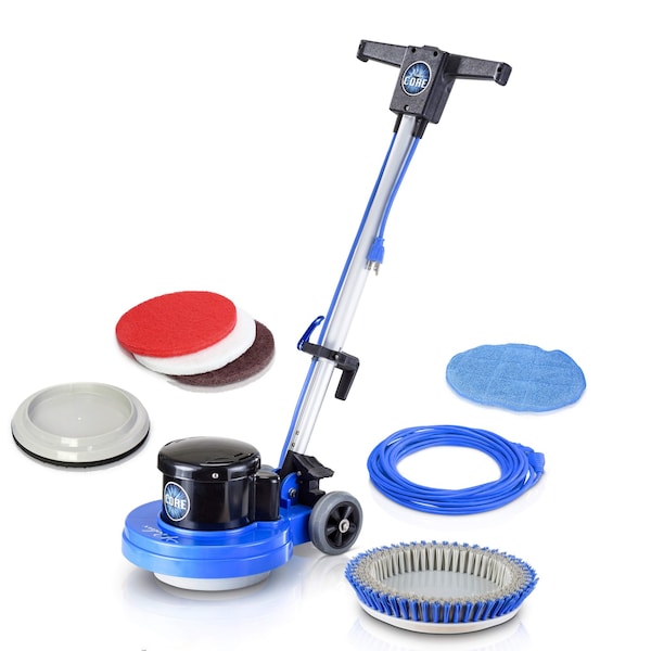 Prolux Core 13in Heavy Duty Commercial Polisher Floor Buffer Machine Scrubber and 5 Pads - PROLUX_CORE1