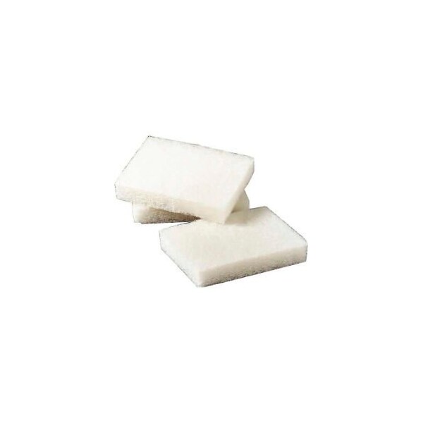 3M Scotch-Brite 153; Light Duty Scouring Pads , White, 40 Pads - 9030 - 61500031879