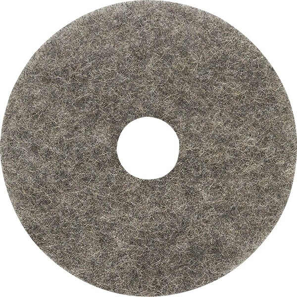 Genuine Joe Floor Pad - 17in Diameter - Natural Hair Blend, 5PK - GJO18398