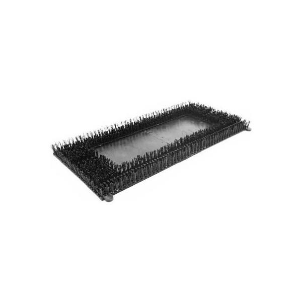 The Malish Corporation Malish 14" x 28" Sonic Scrub Mal-Grit Stripping Brush, Black - 703228