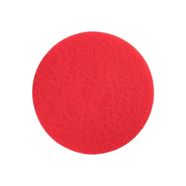 Hruby Orbital Systems MotorScrubber Spray Buffing Pad, Red, 10/Case - MS1064