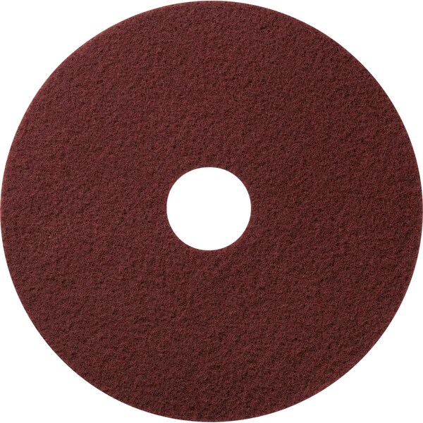 Global Industrial 20in Stripping Pad, Maroon, 10PK - 261882MRX