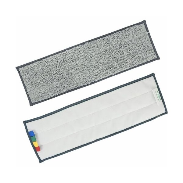 Unger Cleaning Pads, f/Floor, Excella, Microfiber, 20in, GY - UNGEF40MCT