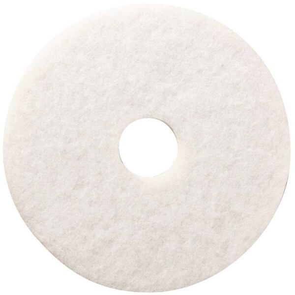 Renown 12 in. White Polishing Floor Pad - REN02060
