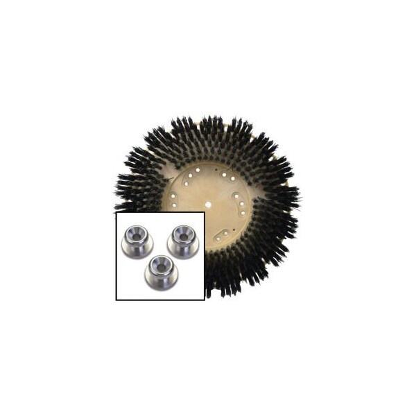 Gofer Parts Replacement Brush Kit - Poly For ICE 9050018 - GBRG17P129