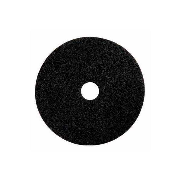 Boss Cleaning Equipment 19in Stripping Pad, Black, 5 Per Case - B200605