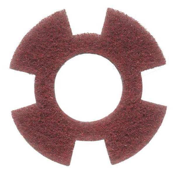 Tennant Twister Pad, Red, Size 9", 350 rpm, PK2 - 1232651