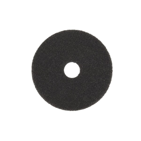 3M 3M 17 in. D Non-Woven Natural/Polyester Fiber Floor Polishing Pad Black - 7300-17